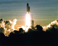 Launch of 'Discovery' Shuttle