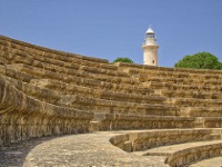 Odeon and Paphos lighthouse